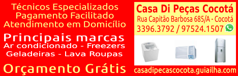 Casa di Peças Cocotá, peças e serviços para geladeiras, máquinas de lavar, microondas